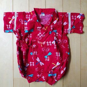 Baby's clothes in red